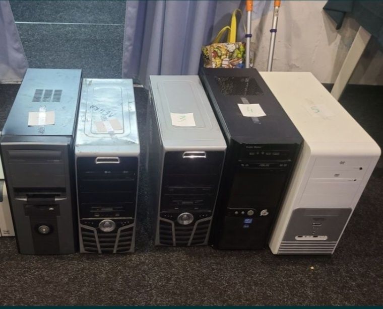 Лот електроніки: 5 системних блоків 500Gb 2000Gb