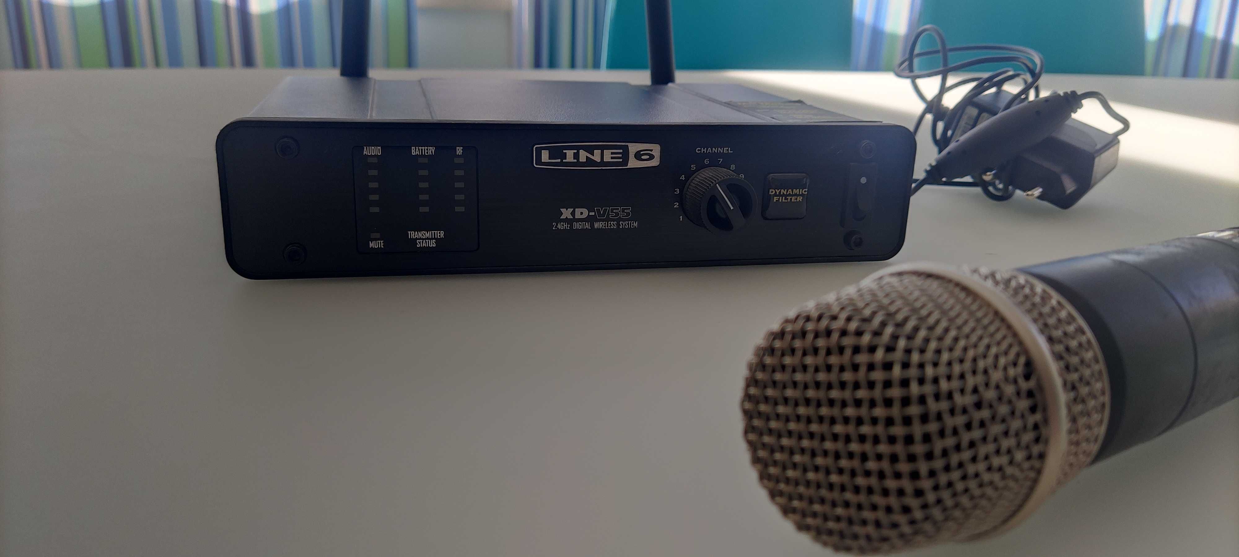 Microfone de mão sem fio Line6 XD-V55