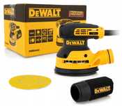DEWALT Szlifierka Mimośrodowa Oscylacyjna Sieciowa Regulacja 280W