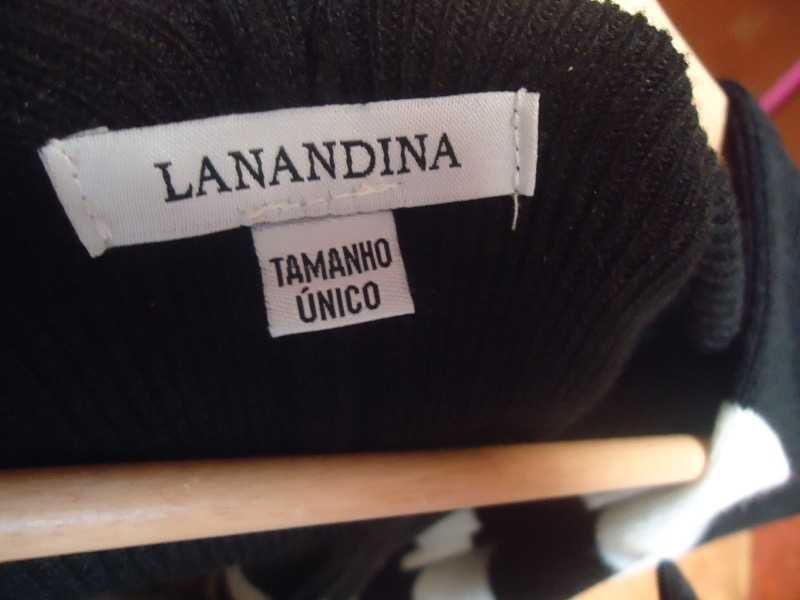 Poncho às Riscas - tamanho único