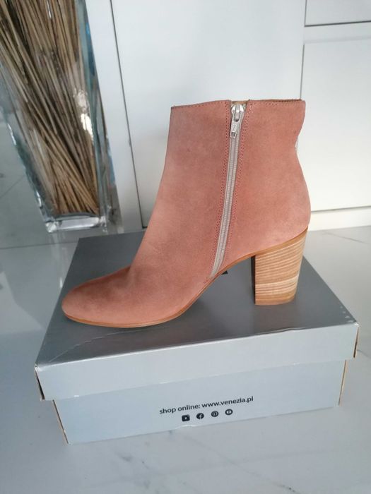 Botki skórzane Venezia rozm. 41/42