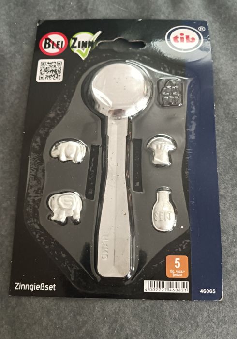 Zestaw do odlewania z cyny - Wróżenie :)