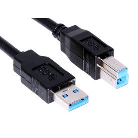 Amphenol Premium USB 3.0/3.1 Gen1 Certified USB Type A-B Cable - USB 3