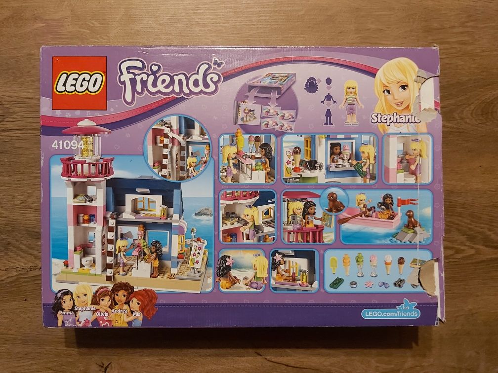 Lego friends 41094 domek,lodziarnia,latarnia