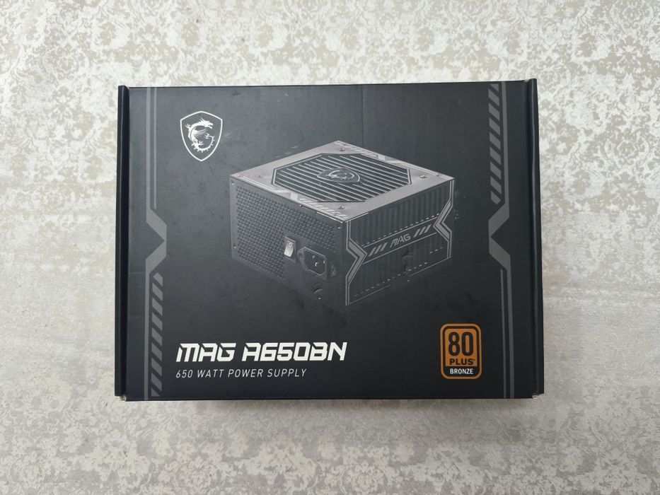 Fonte MSI MAG A650BN 650W 80 Plus Bronze + Garantia *Preço Negociavel*