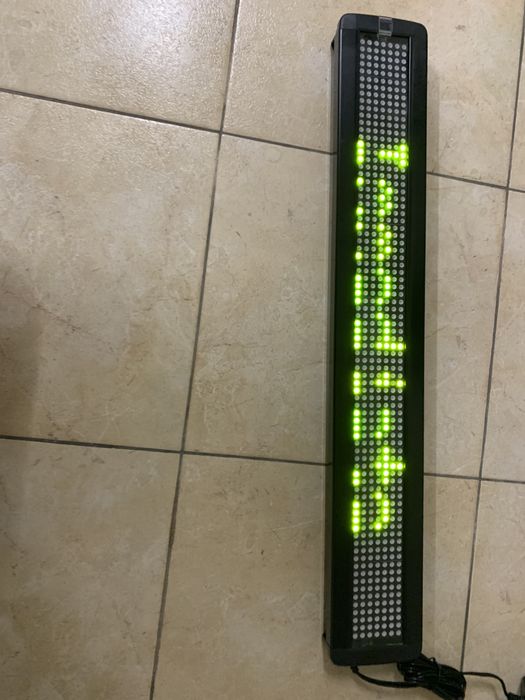 Display publicidade rotativo Leds