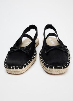 Эспадрильи черные Zara 38 р.