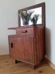 Drewniana szafka zaokrąglona w retro stylu 30's 40's 50's 60's 70's