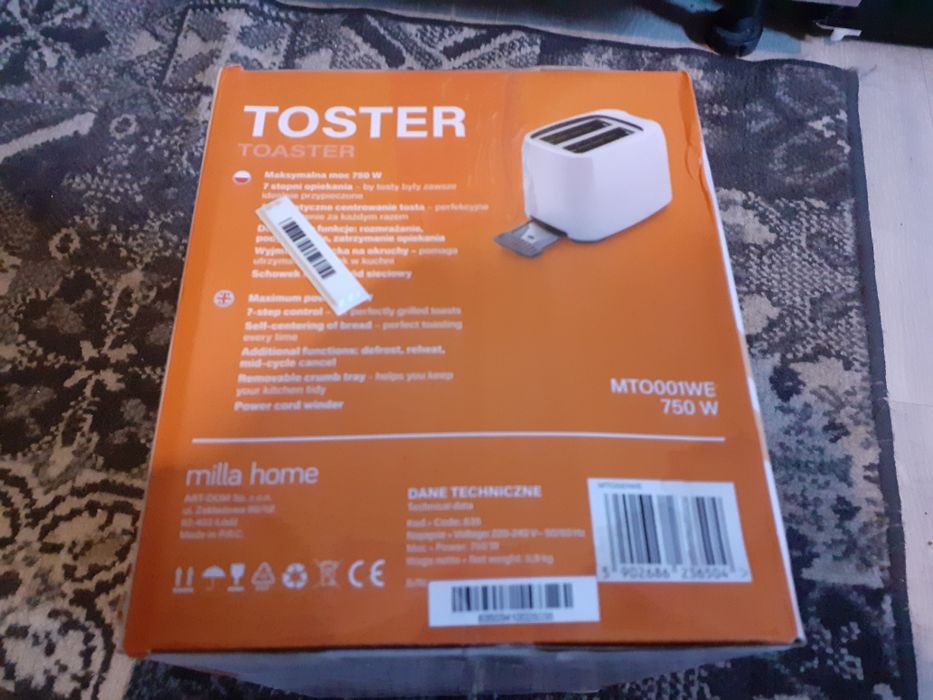 Milla home toster nietrafiony prezent