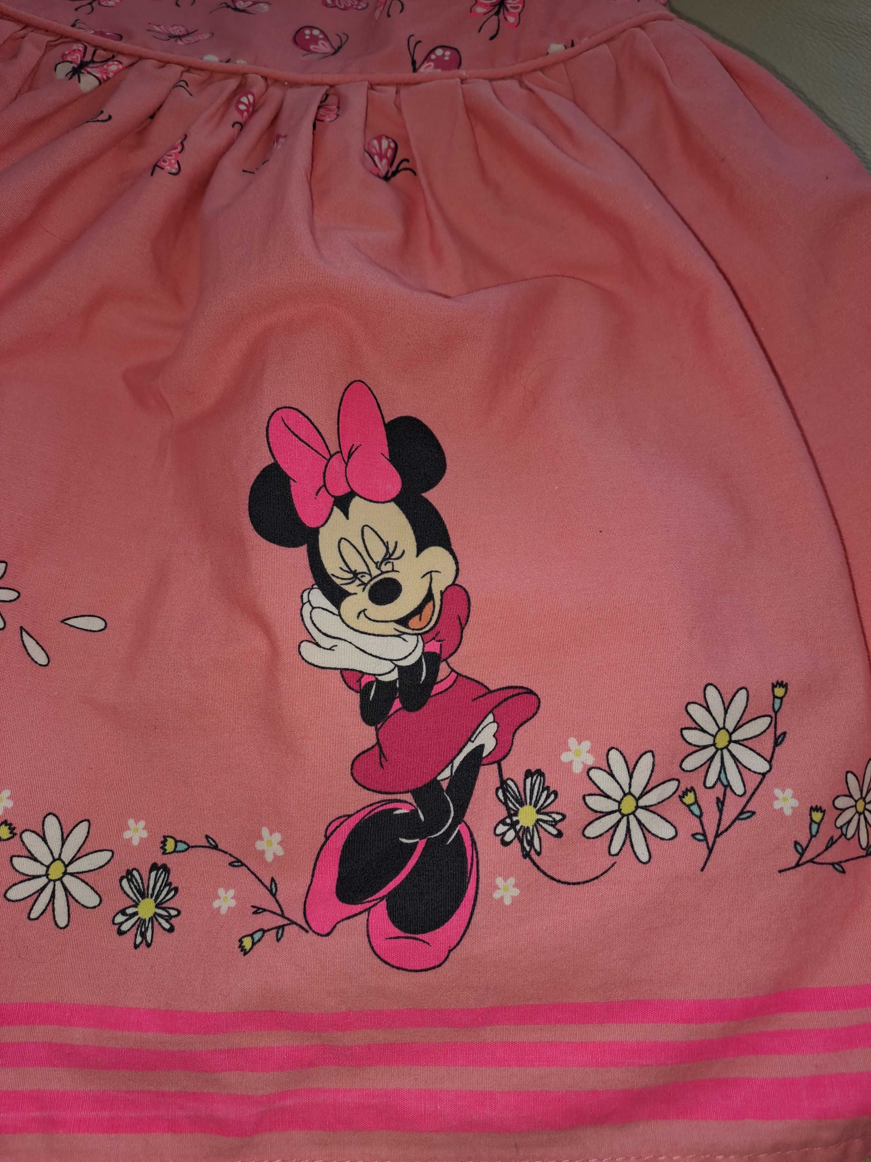 SUKIENKA Myszka MINNIE disney okolicznościowa RÓŻOWA sukieneczka