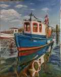 Картина "Fishing boat"
