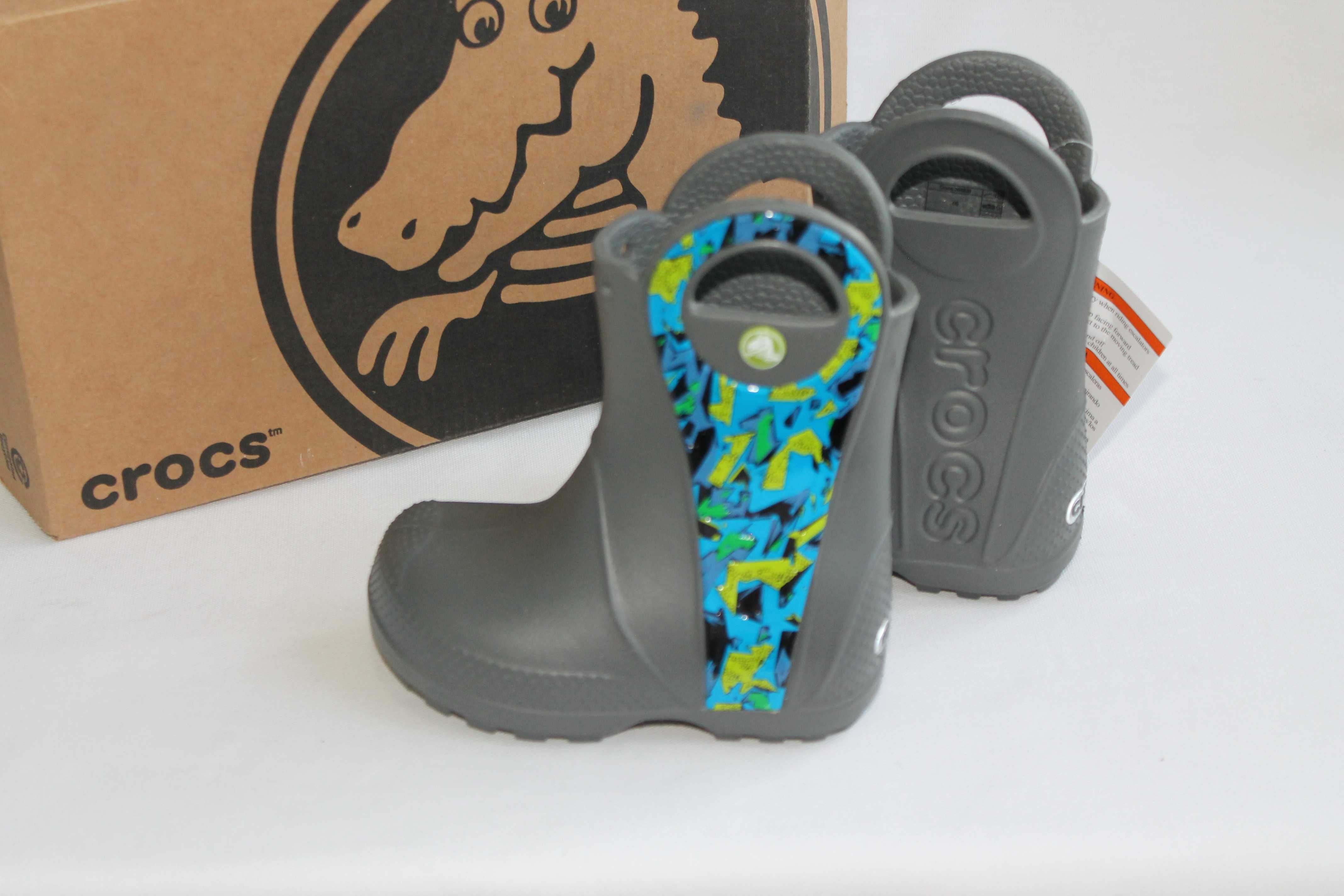 Чоботи CROCS Handle It Graphic Boot-USA--6--EUR--22-23 устілці-13,5 см