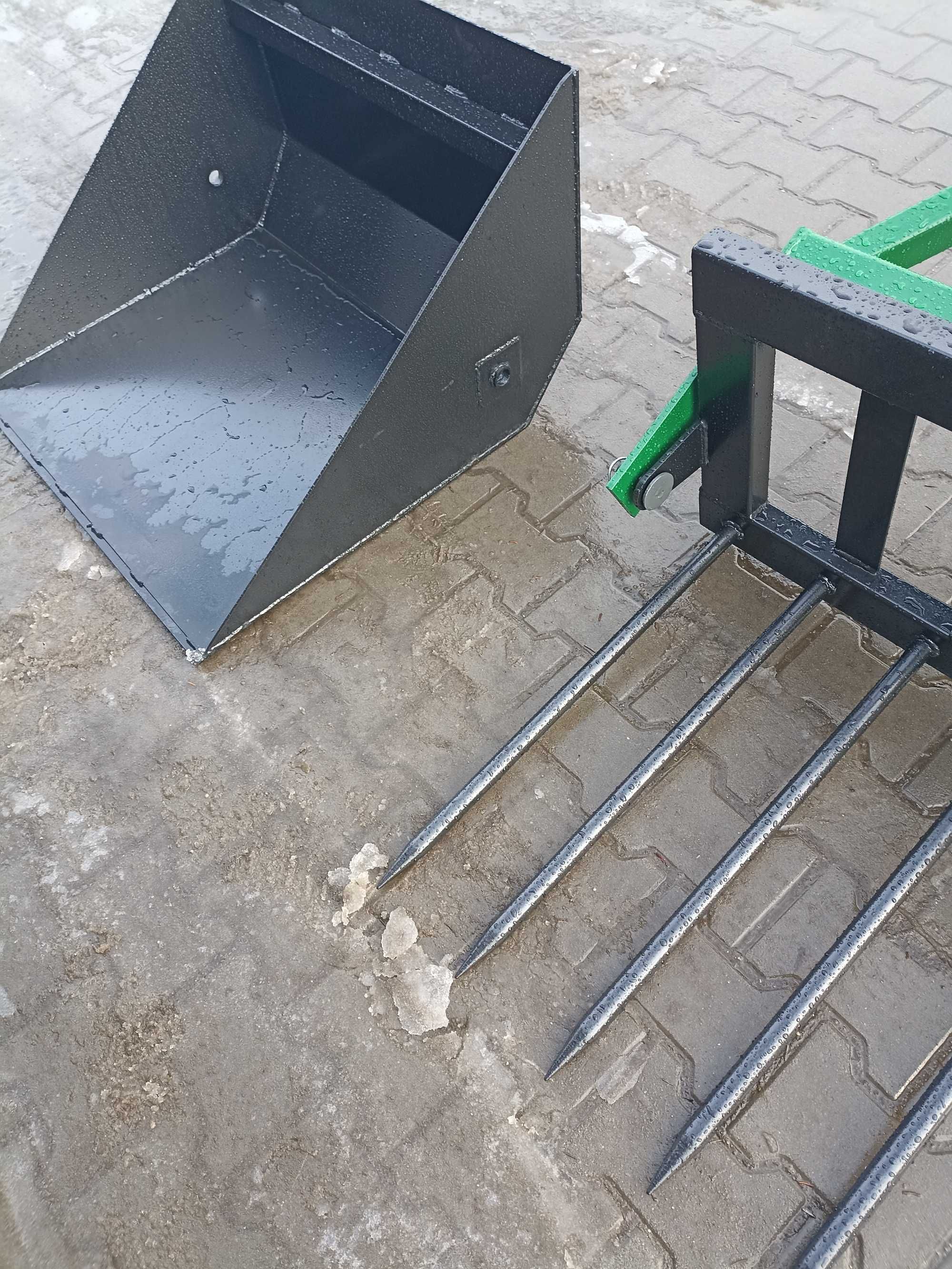*Okazja* Ładowacz na tył ciągnika z łyżką lub widłami GWARANCJA