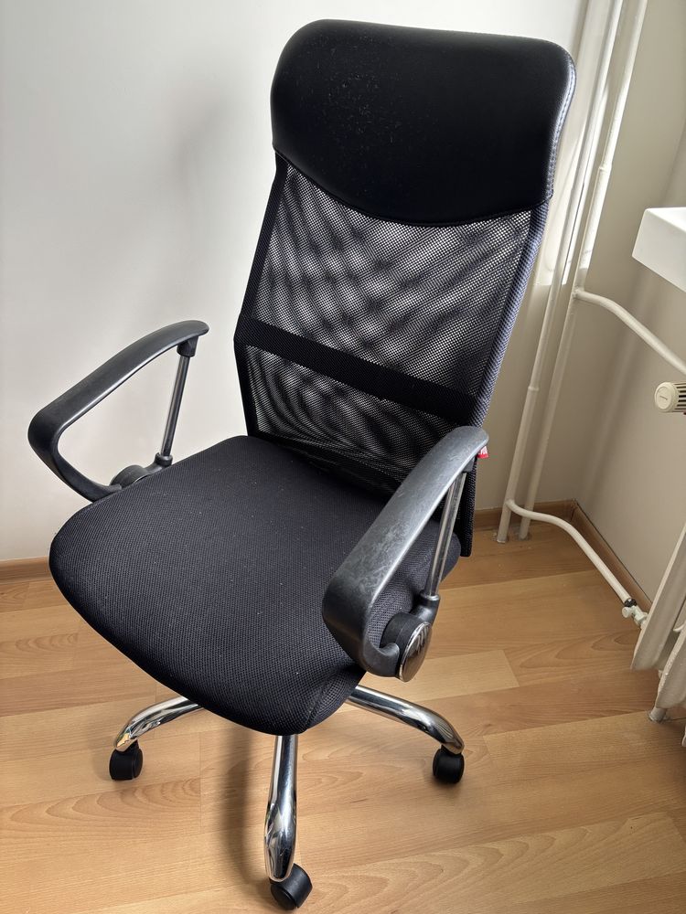 Fotel obrotowy VOX Berber Black - czarny