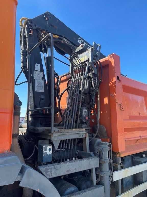 Самоскид MAN 33.364 кран маніпулятор HIAB 140 повний привід 6x6