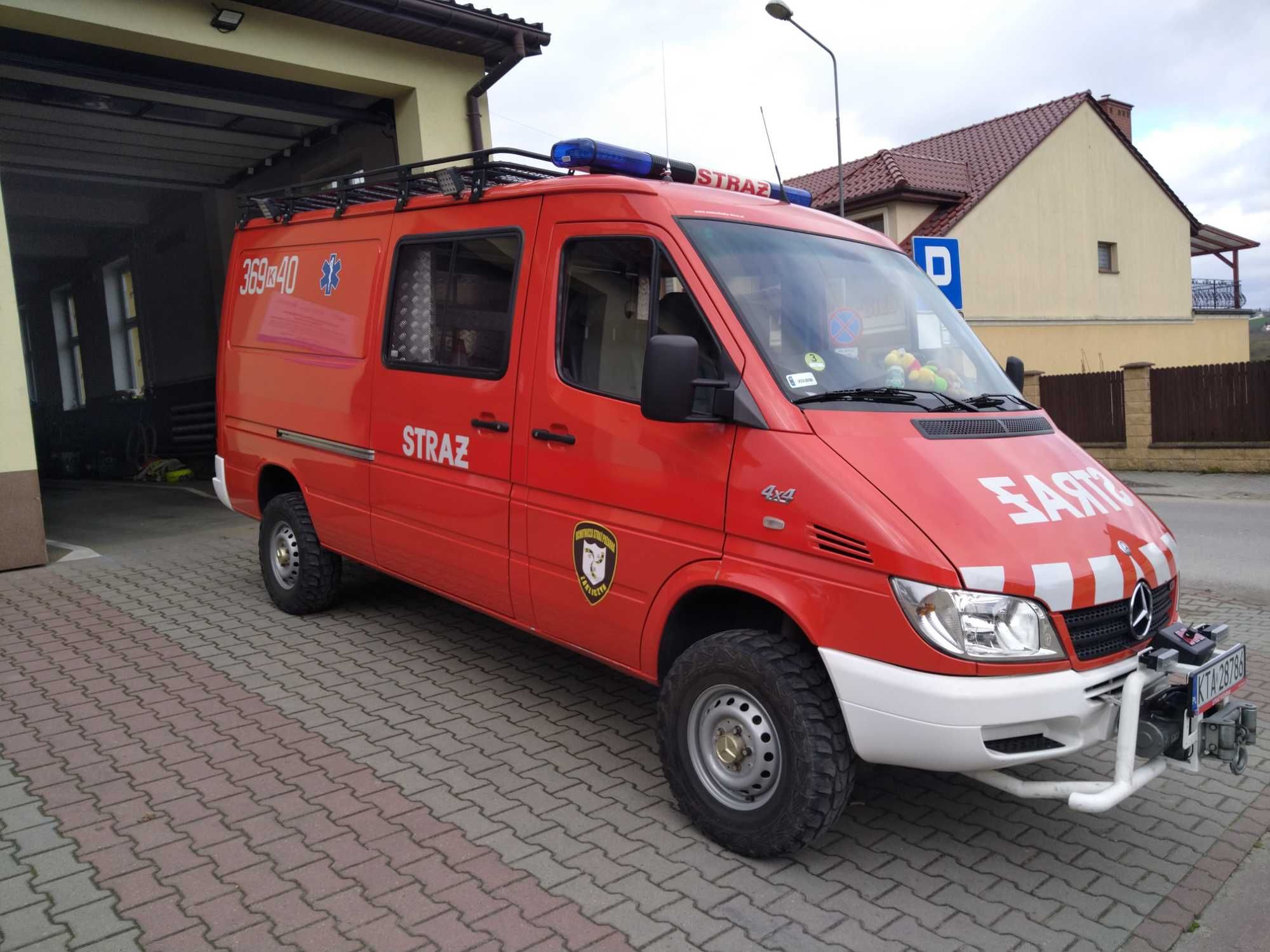 Mercedes Speinter 4x4 Straż Pożarna Pożarniczy Strażacki OSP