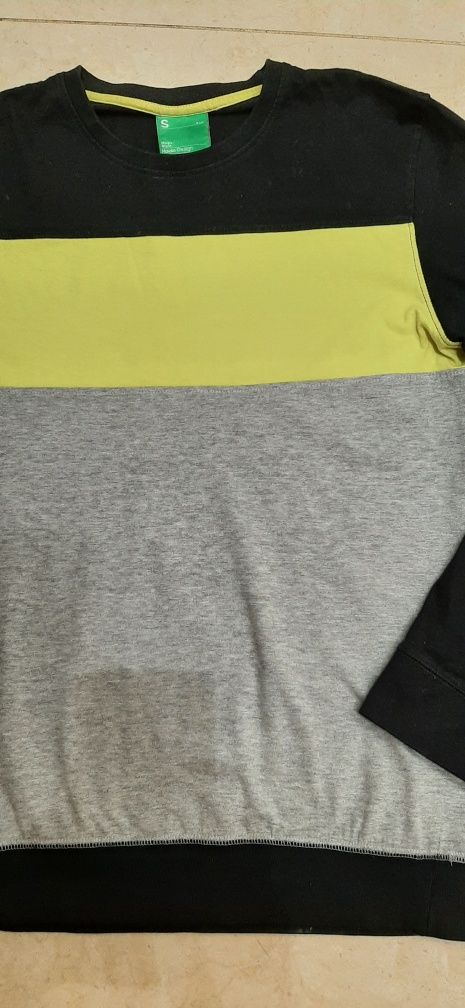 Cropp bluzka z długim rękawem koszulka czarna 170 S 46 Jak Nowa