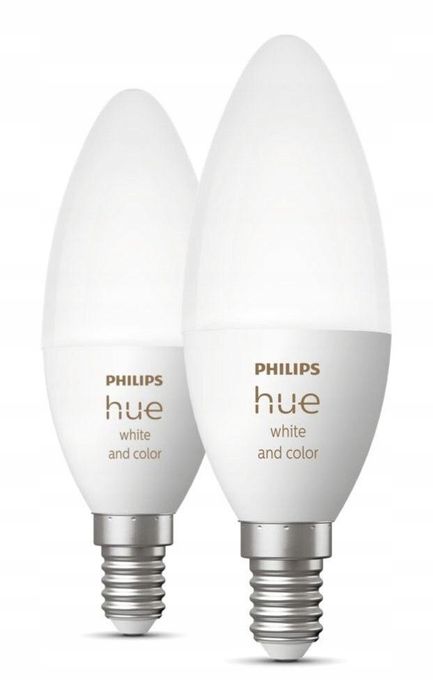 Żarówki inteligentne LED PHILIPS hue White and color E14 5,3 W 2 szt.