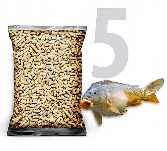 5kg 6mm Pellet zanętowy KUKURYDZA KONOPNY zanęta karp karaś leszcz