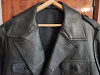 Пиджак мужской кожаный черный