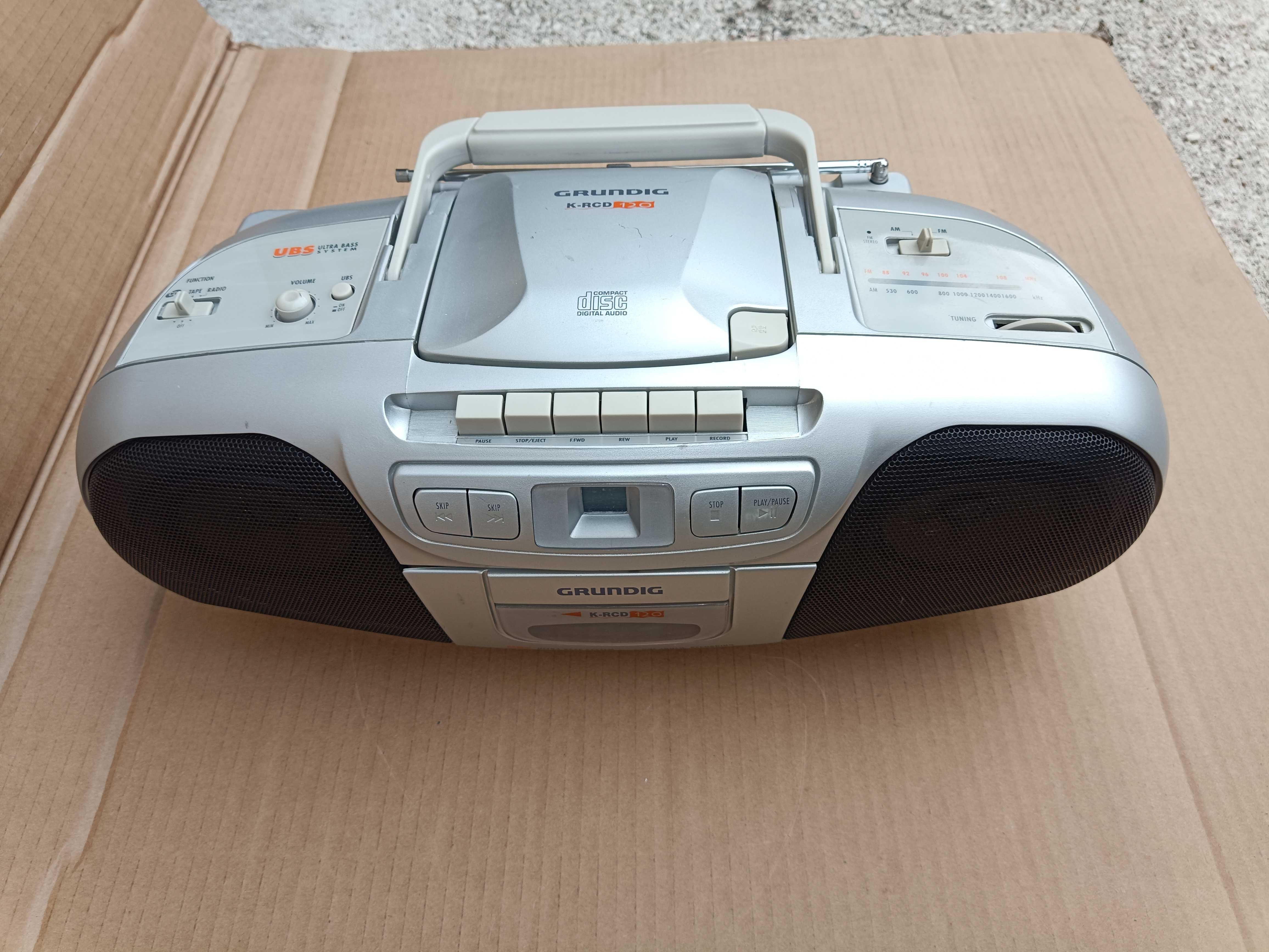 stary radiomagnetofon radioodtwarzacz GRUNDIG K-RCD 120
