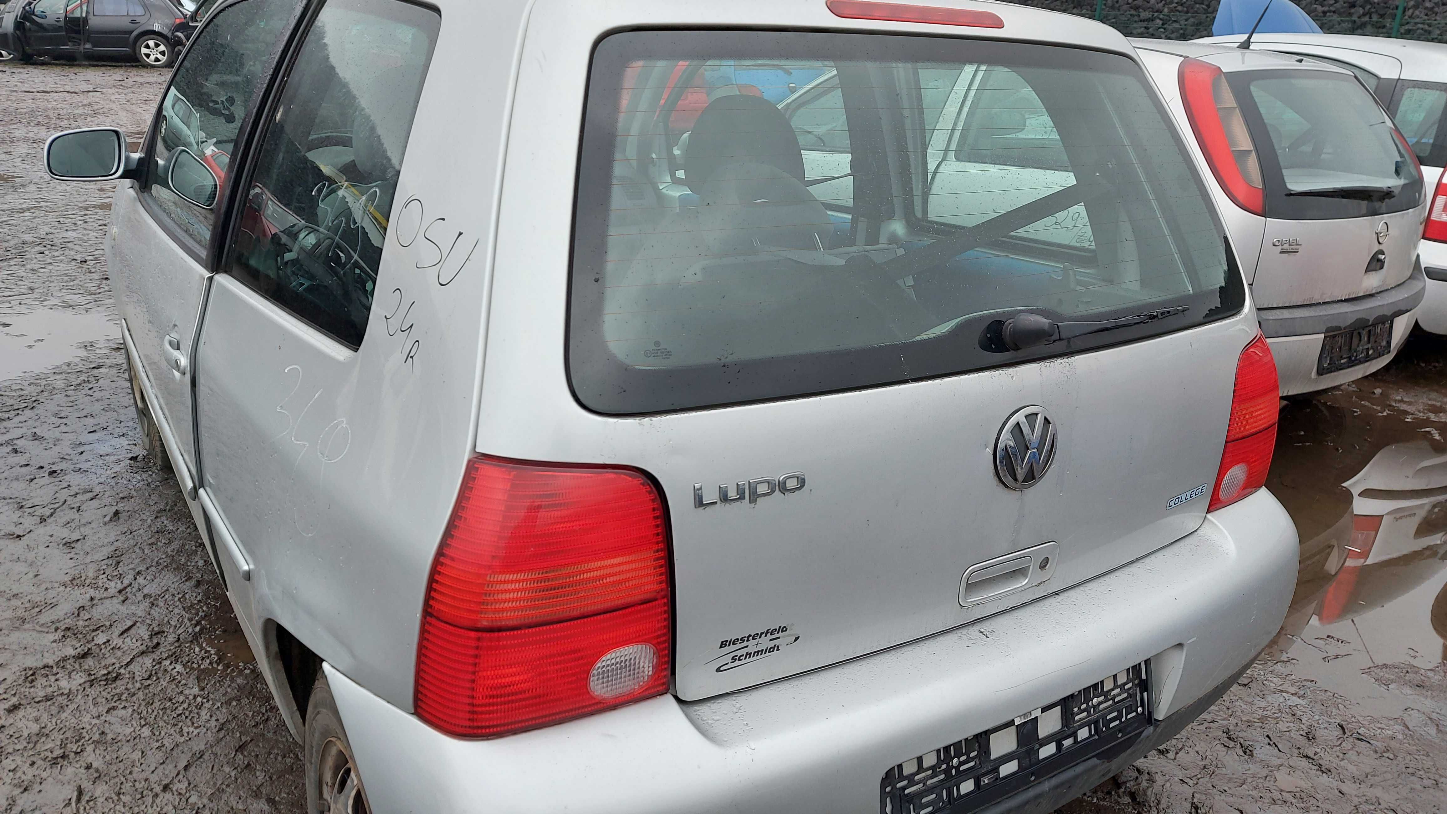 VW Lupo drzwi przednie prawe srebrne FV części/dostawa