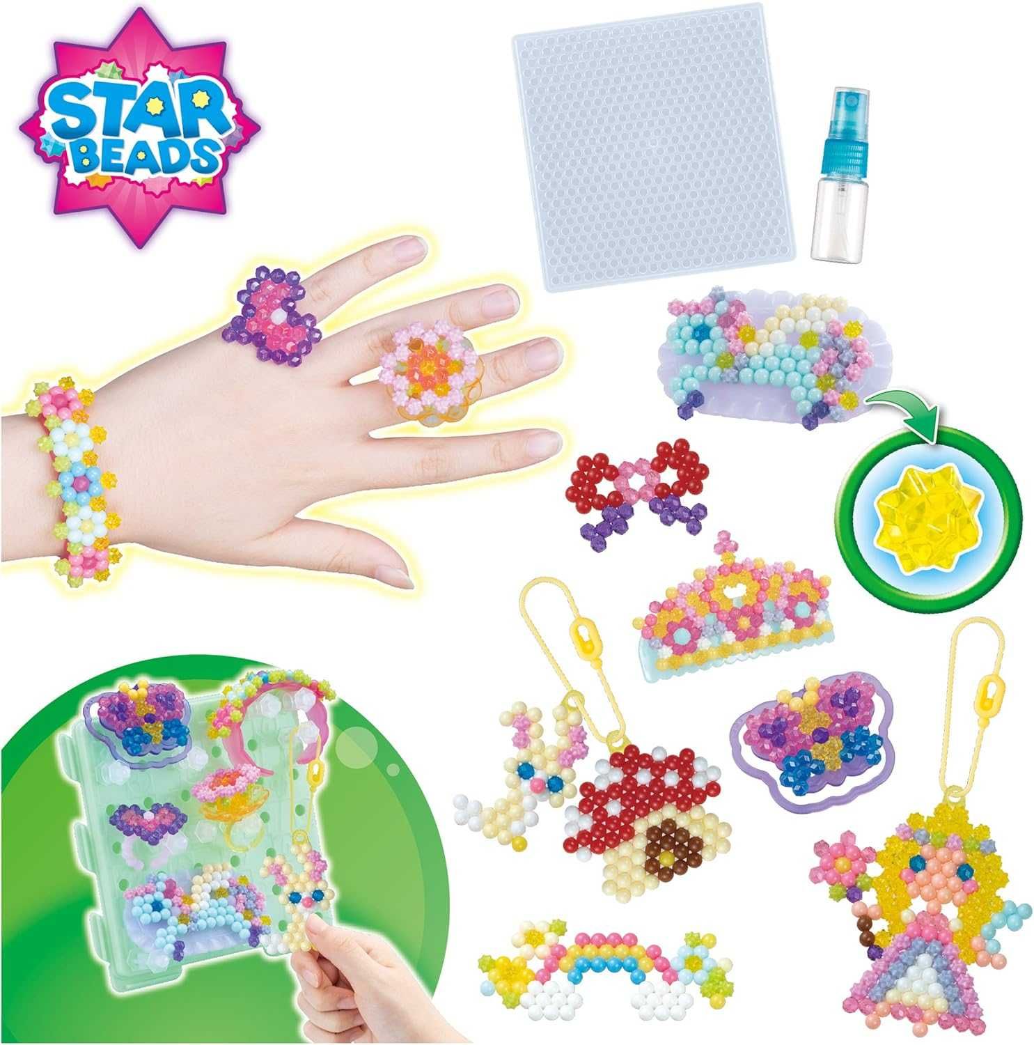 Aquabeads Koraliki Gwiazdki Zestaw Świat wróżek 31766 C47