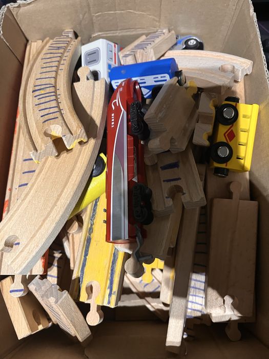 Klocki tory, ciuchcie