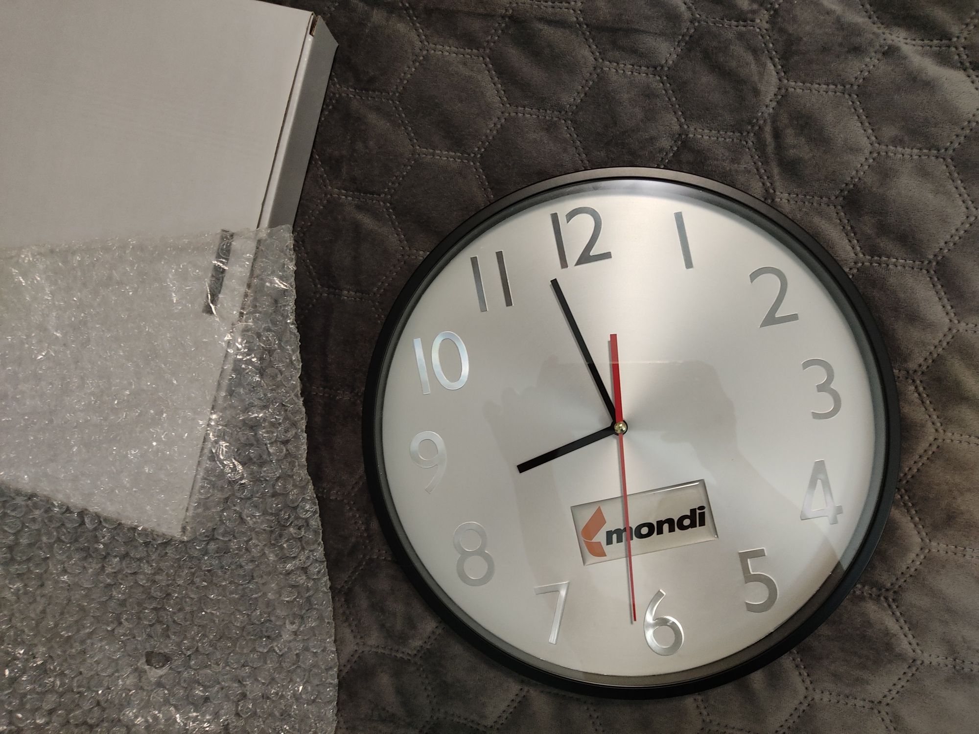 Настінний годинник MO7503-03 RONDO, чорний