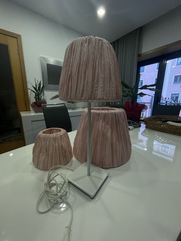 Tres Abajur do ikea