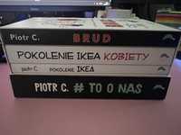 Pakiet 4 bestsellerowych powiesci Piotra C. Pokolenie Ikea