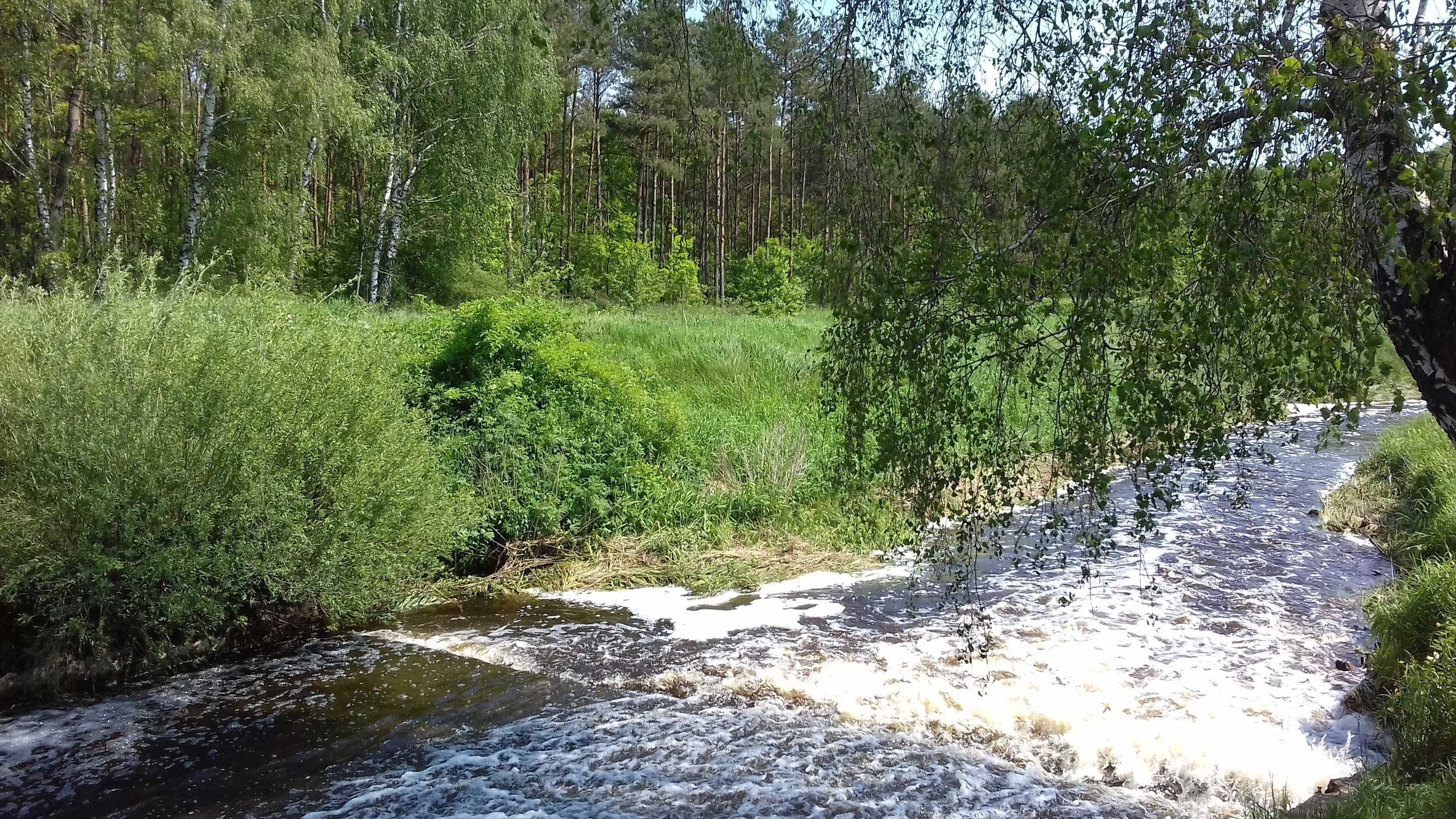 Działka budowlana obok lasu i blisko do rzeki w  Oksie