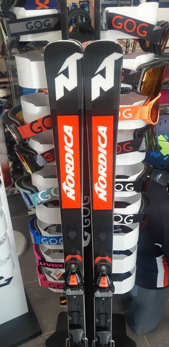 Narty Nordica Dobermann GSJ 157CM + wiązania Marker tlt race 10