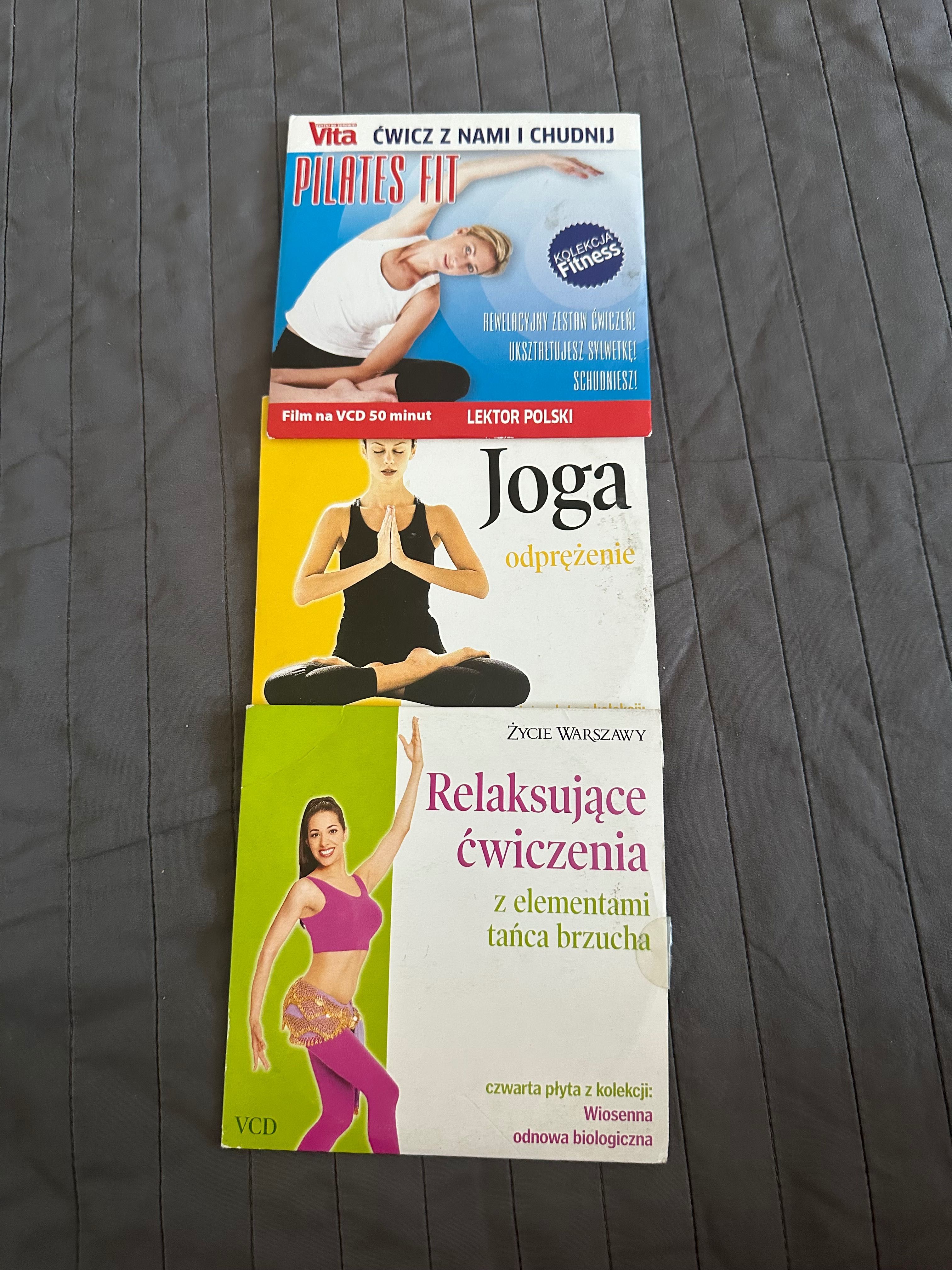 Płyty DVD z ćwiczeniami joga pilates ćwiczenia relaksujące