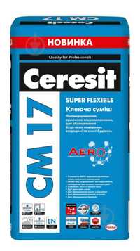 Клей для плитки Ceresit СМ17 Aero для керамограніту