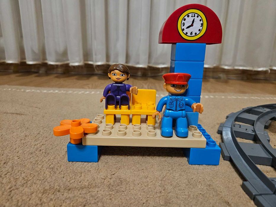 Конструктор Залізниця JIXIN Мій перший поїзд потяг паровоз їде і гуде