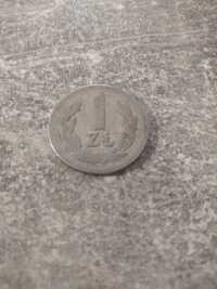 Stara moneta 1 zlotowa