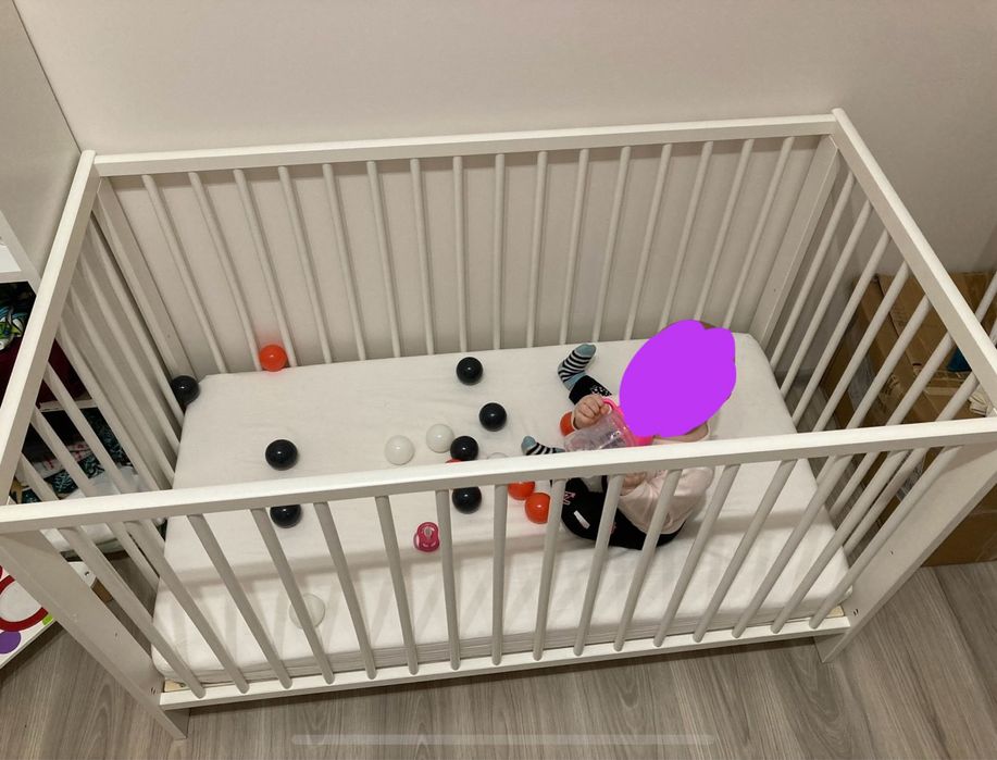 Łóżeczko dziecięce 120x60 + GRATISY