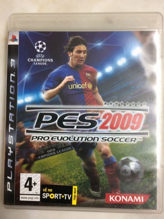 Jogo Playstation 3 Ps3 PES 2009