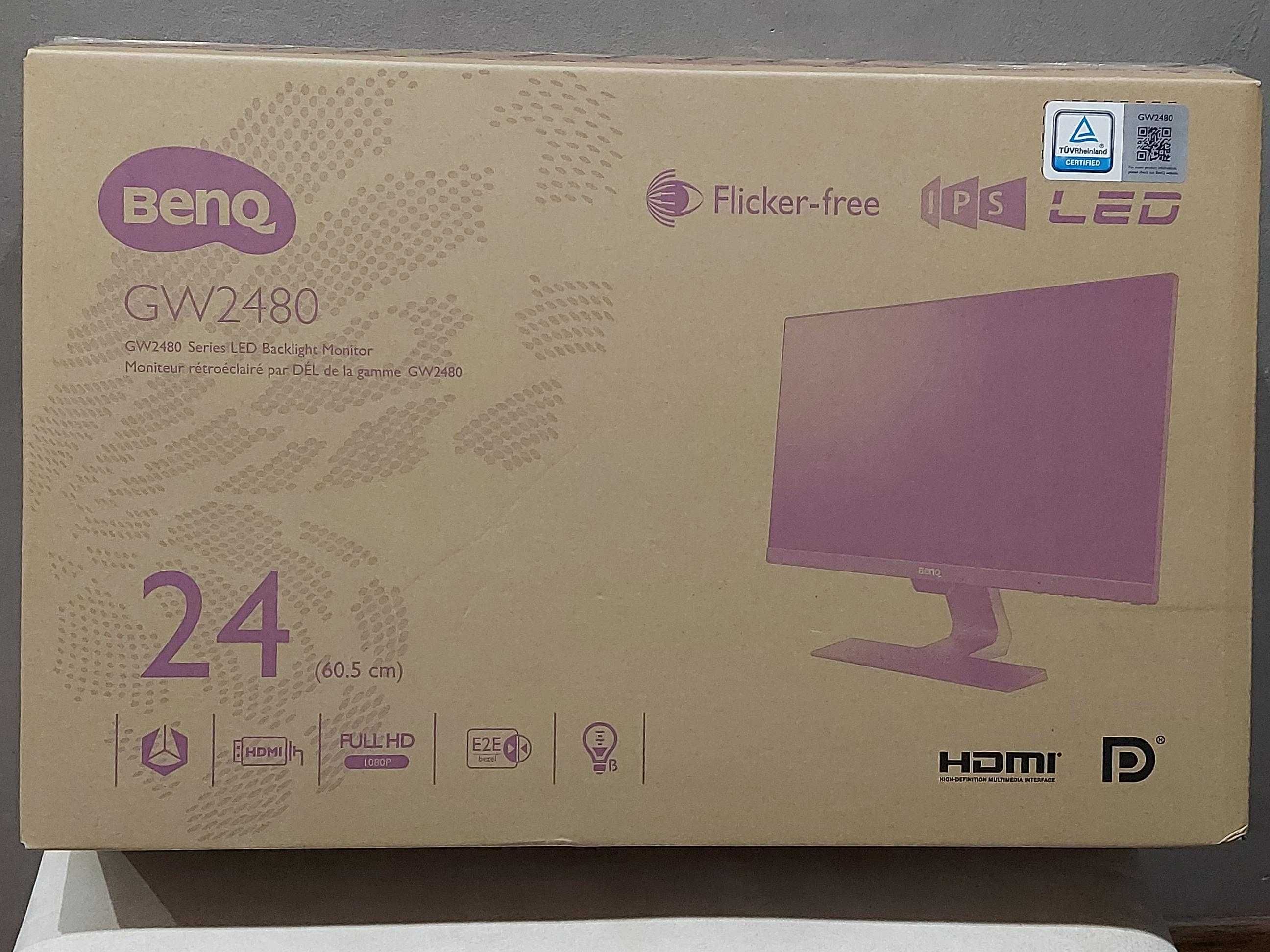 Монітор 23.8" BenQ GW2480-T Black (9H.LGDLA.TBE)