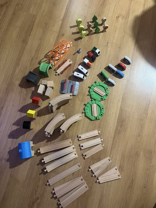 Kolejka drewniana IKEA