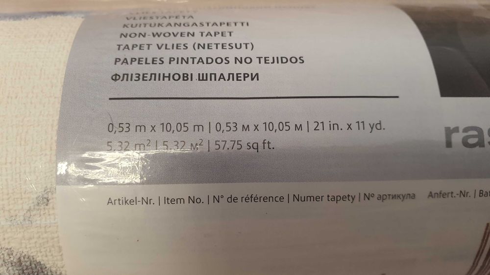 Tapeta RASCH niebieskie kwiaty blue flowers