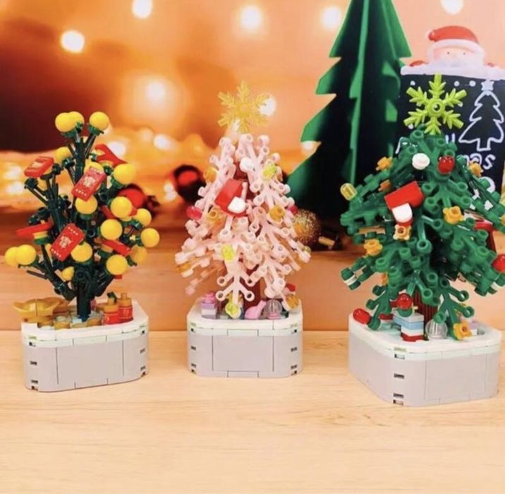 Лего ялинка з гірляндою