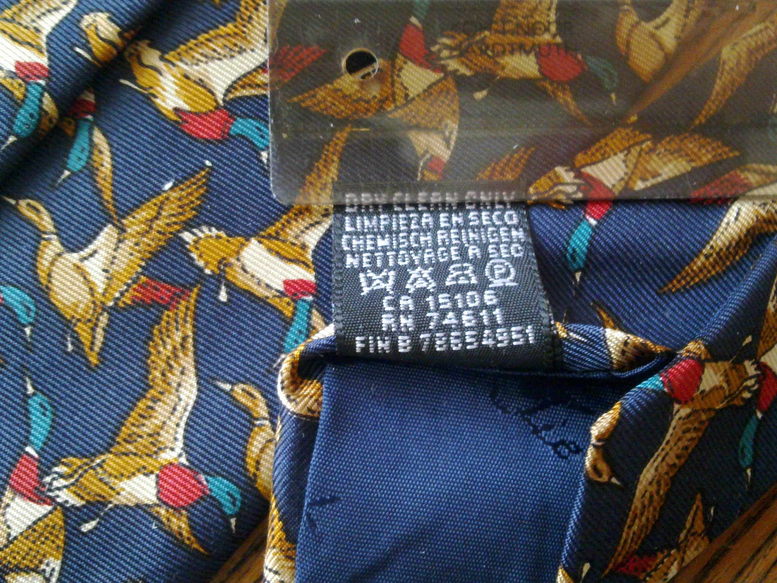 Галстук шелковый винтажный винтаж Италия Beaufort original