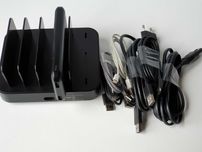 Швидка Зарядка  5 USB Vogek  50W + повер банк 10000