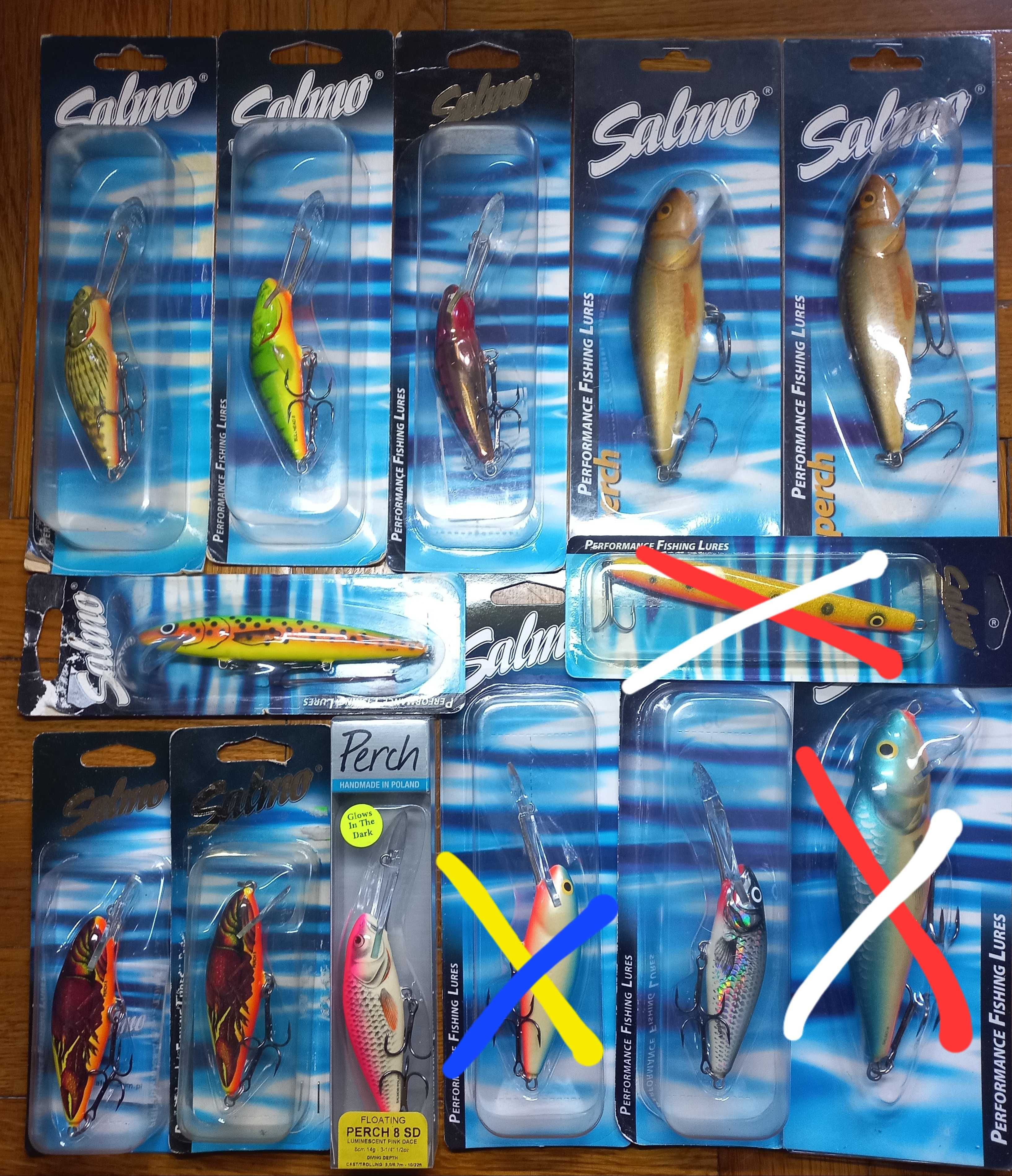 Wobler Salmo Warrior Skinner Turbo Jack Fatso Pike Sweeper Slider