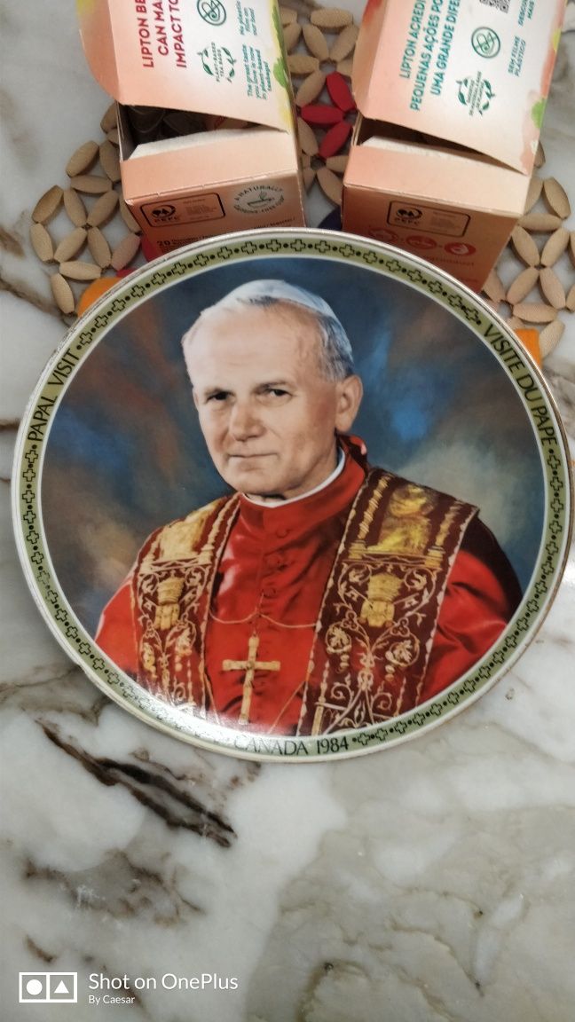 Prato coleção papa João Paulo II