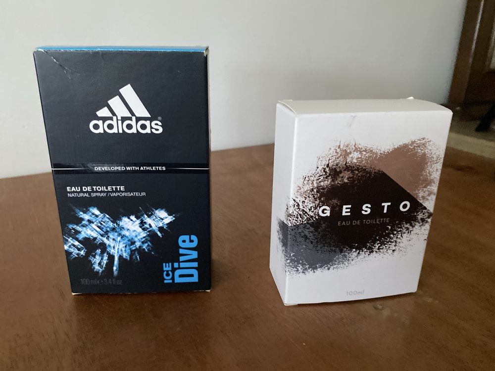 Perfumes novos por usar ainda emplastificados