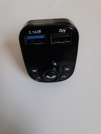 Transmiter FM samochodowy bluetooth