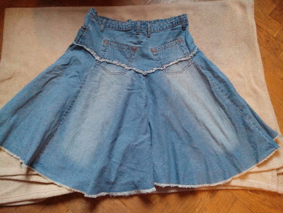 Великолепная джинсовая юбка + босоножки в подарок!!